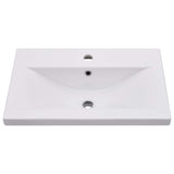 VIDAXL BAURBED -WASH -TABELLE 61X39.5X18,5 cm Keramik Weiß