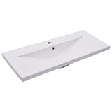 Vidaxl Byggt -in tvättbord 91x39.5x18.5 cm keramisk vit