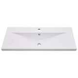 Vidaxl Byggt -in tvättbord 91x39.5x18.5 cm keramisk vit