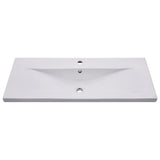 Vidaxl Byggt -in tvättbord 101x39.5x18.5 cm keramisk vit