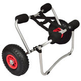 Vidaxl kayaktrolleys 2 st aluminium