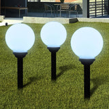 Lampes de chemin de jardin vidaxl 6 m avec une broche de masse LED 20 cm