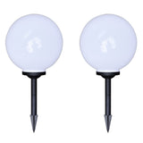 VIDAXL GARDE PATH LAMPS 4 ST mit Bodenstift LED 30 cm