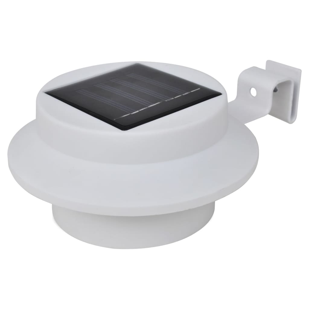 Lampade di recinzione Vidaxl 12 ST SOLAR LED BIANCO