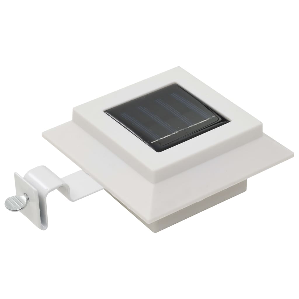 Sluneční lampy Vidaxl 12 St. Led Square 12 cm bílá