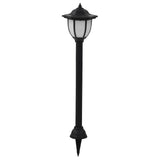 Vidaxl Solarlampen 6 ST LED Schwarz