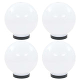 Lampade a lampadina a LED Vidaxl 4 pezzi round 20 cm PMMA