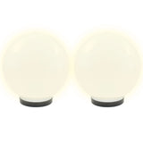 Lampade a lampadina a LED Vidaxl 4 pezzi round 25 cm PMMA