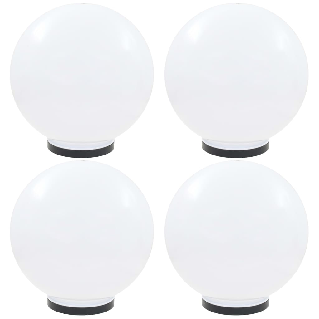 Lampes de bulbe LED vidaxl 4 pcs round 40 cm pmma