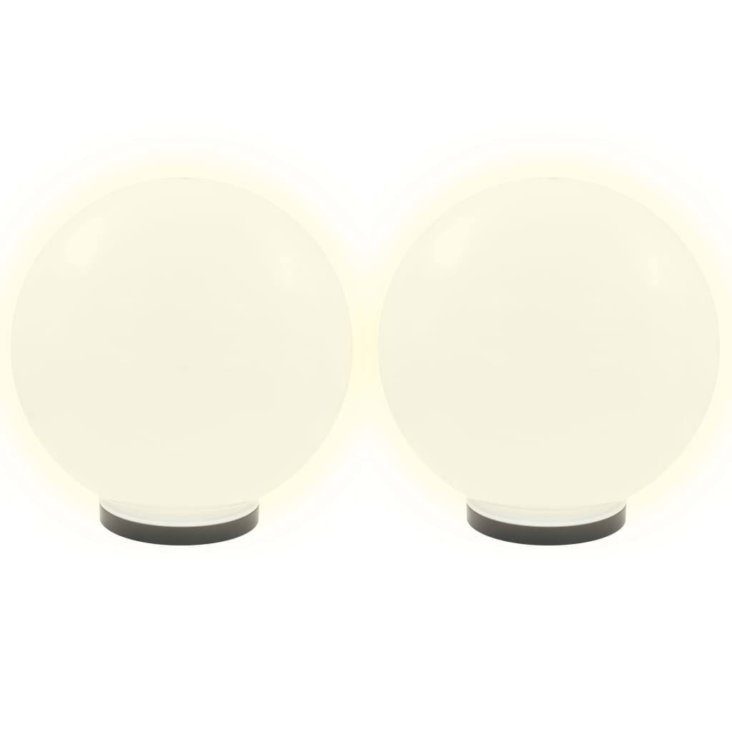 Lampade a lampadina a LED Vidaxl 4 pezzi round 40 cm PMMA