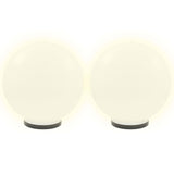 Lampes de bulbe LED vidaxl 4 pcs round 40 cm pmma