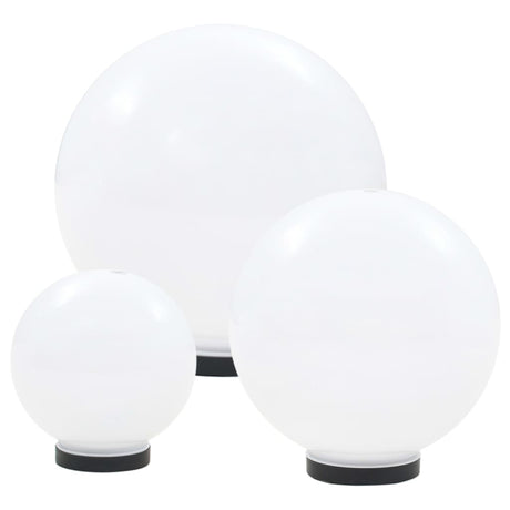 Vidaxx 6-teiliges LED-Leuchtmittel-Lampen-Set rund 20 30 40 cm PMMA