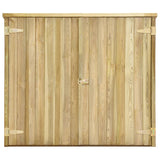 Vidaxl Garden Shed 135x60x123 cm de madera de pino impregnada