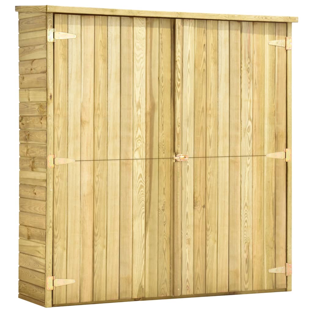 Vidaxl Garden Shed 163x50x171 cm impregnerad tall