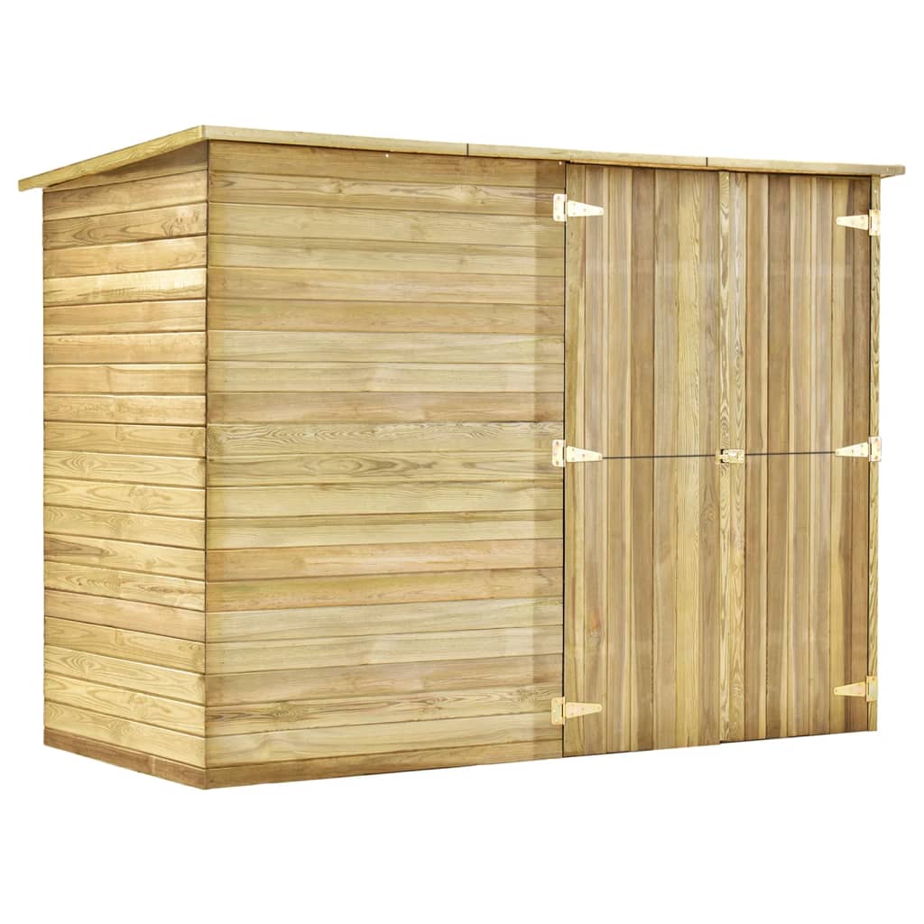 Vidaxl Garden Shed 232x110x170 cm Imprægneret fyrretræ