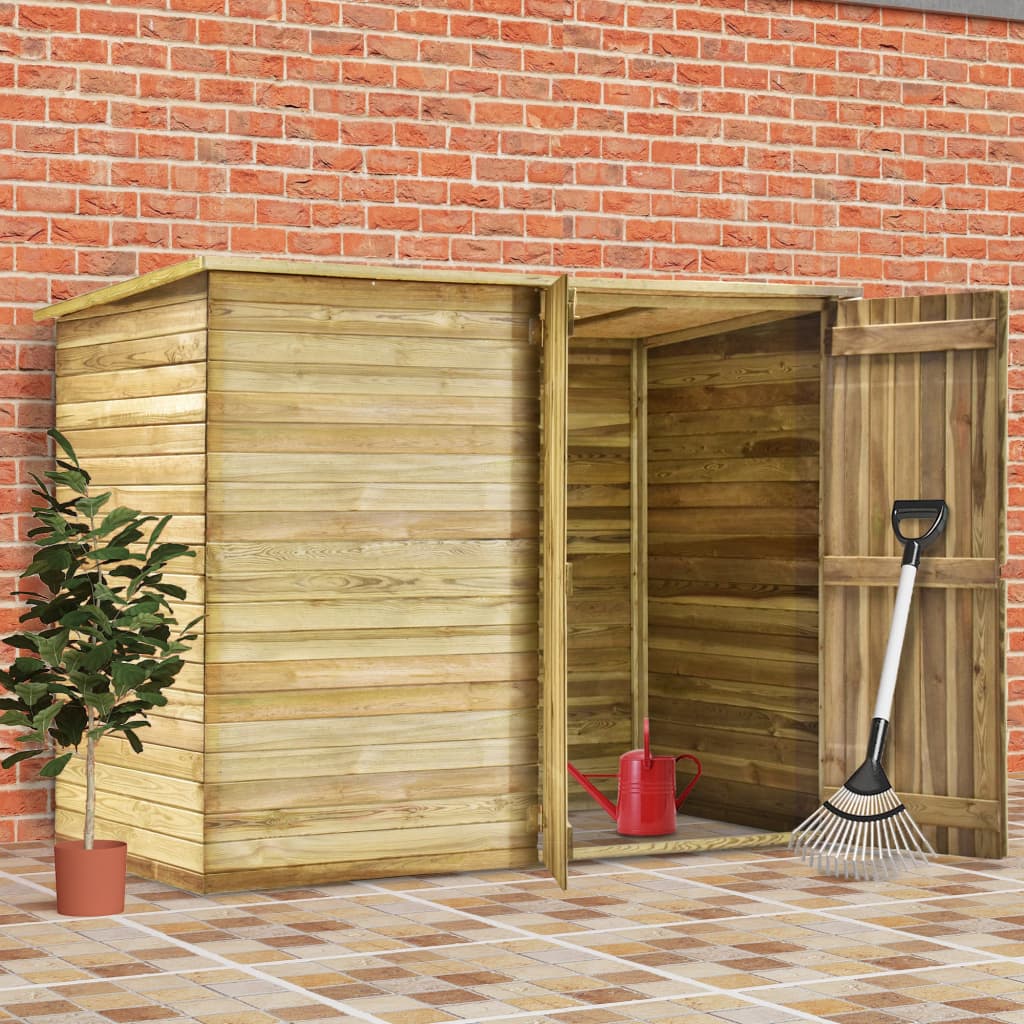 Vidaxl Garden Shed 232x110x170 cm Impregnovaná borovice