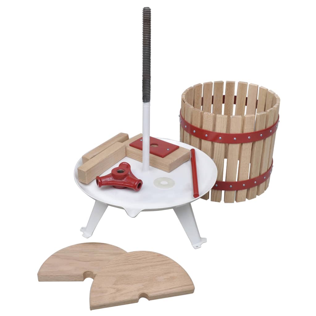 VidaXL 2-piece Fruits Wine press with pistil set