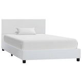 Vidaxl bedframe kunstleer wit 100x200 cm