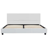 Vidaxl bedframe kunstleer wit 120x200 cm