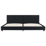 Vidaxl bedframe kunstleer zwart 180x200 cm