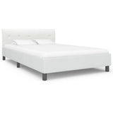Vidaxl bedframe kunstleer wit 120x200 cm