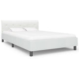 Vidaxl bedframe kunstleer wit 140x200 cm