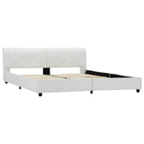 Vidaxl bedframe kunstleer wit 160x200 cm