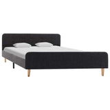 Vidaxl bedframe jute donkergrijs 160x200 cm