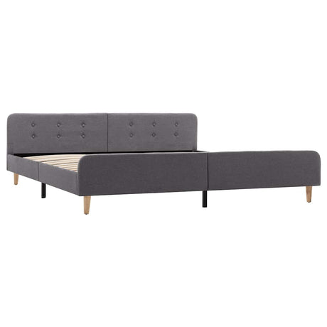 Vidaxl bedframe stof lichtgrijs 180x200 cm