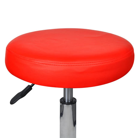 Vidaxl kantoorkrukken 2 st 35,5x84 cm kunstleer rood