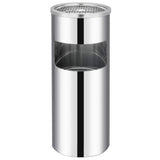 Vidaxl Aschenbecher Trash Hotel 30 l Edelstahl