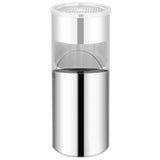 VidaXL ashtray Trash Hotel 30 L Stainless Steel