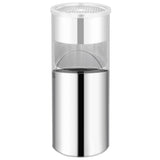 Vidaxl Aschenbecher Trash Hotel 30 l Edelstahl
