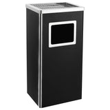 Vidaxl Trash Cesth Hotel 45 L in acciaio nero