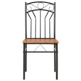 Vidaxl eetkamerstoelen 6 st mdf bruin