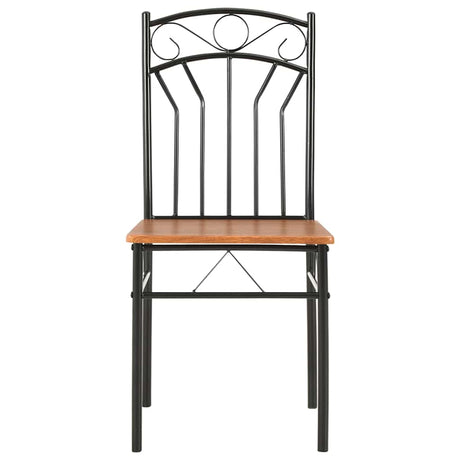 Vidaxl eetkamerstoelen 6 st mdf bruin