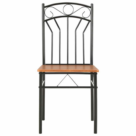 Vidaxl eetkamerstoelen 2 st mdf bruin