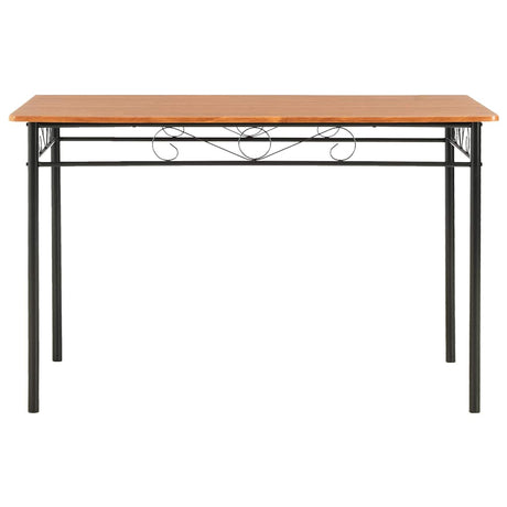 Vidaxl eettafel 120x70x75 cm mdf bruin