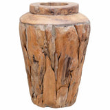 Vidaxx Dekovase 40x60 cm aus massivem Teakholz