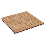 Vidaxl 22 St Terrace Piastrelle 30x30 cm 2 m² Colore in teak HKC