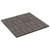 Vidaxl 22 St Terrace Fliser 30x30 cm 2 m² HKC mørkebrun