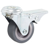 Vidaxl 24 St Swivel Wheels med bolthull 50 mm