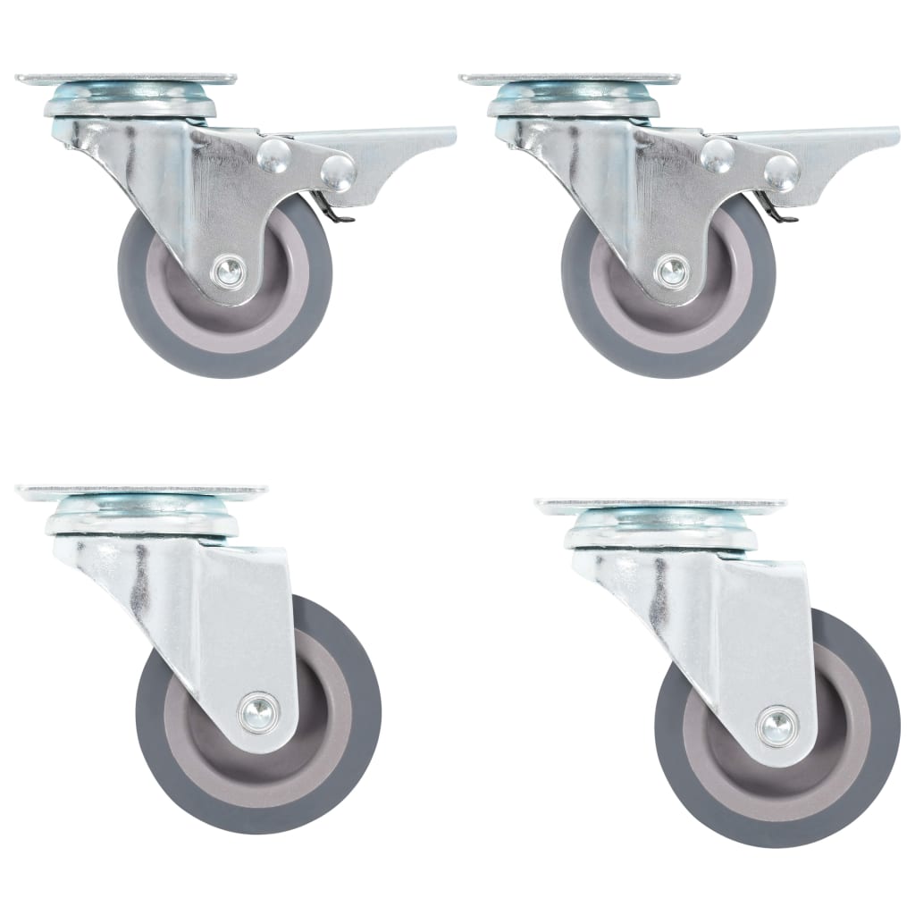 Vidaxl 8 St Swivel Wheels 50 mm