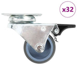 VidaXL 32 Stück Doppelrollen 50 mm