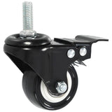 Vidaxl Swivel Wheels 8 Sts med bremser 50 mm