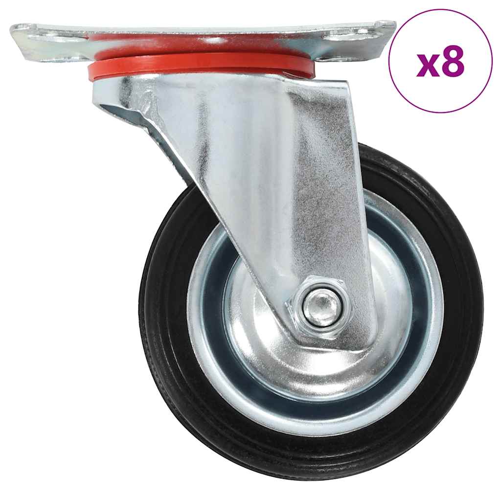 VidaXL 8 Stück Schwenkräder 75 mm