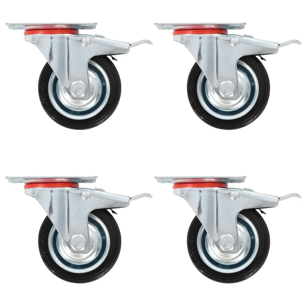 Vidaxl 12 St Swivel Wheels 75 mm