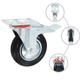 VidaXL 16 ST swivel wheels 160 mm