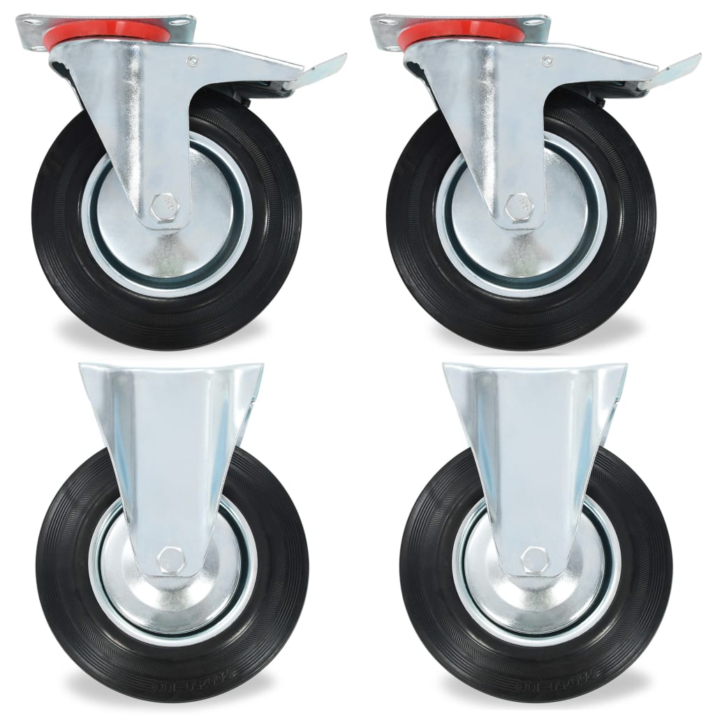 Vidaxl 12 ST Wheels 200 mm