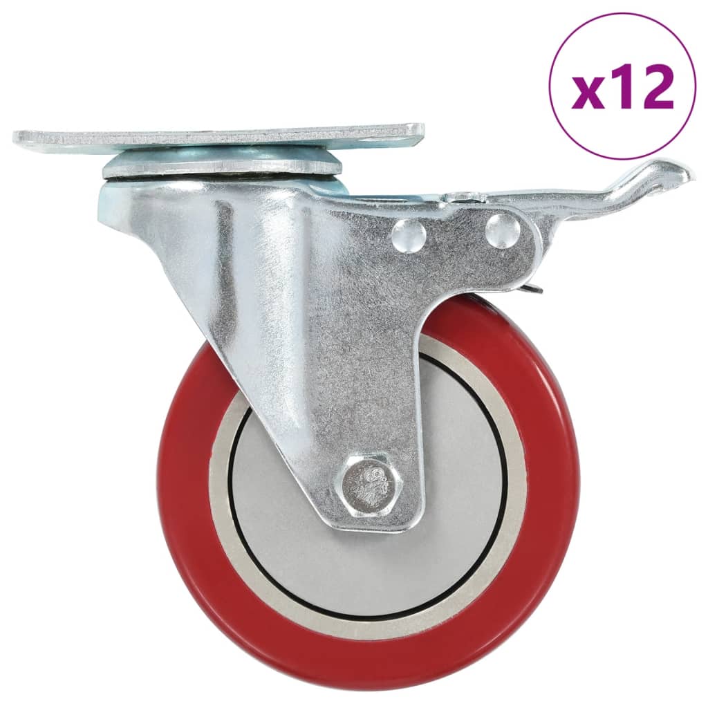 VidaXL Rollen 12 Stück 100 mm